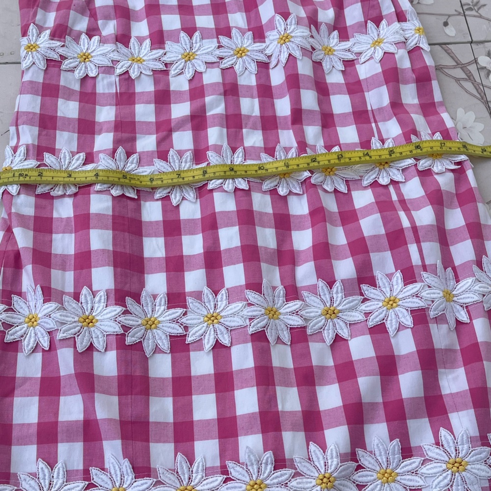 Lilly Pulitzer Pink and White Gingham Dress - Picture 6 of 10